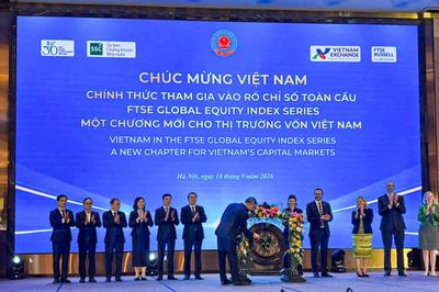 Đánh cồng ghi dấu chứng khoán Việt Nam vào nhóm thị trường mới nổi