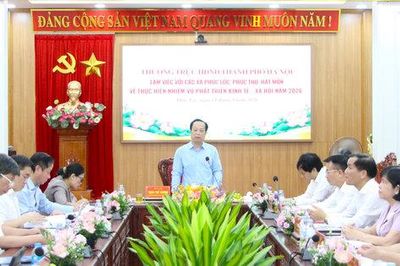 Đánh giá công tác phát triển kinh tế - xã hội tại các xã Phúc Lộc, Phúc Thọ, Hát Môn