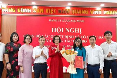 Xã Quang Minh: Kiện toàn tổ chức Đảng tại các trường học trong giai đoạn mới