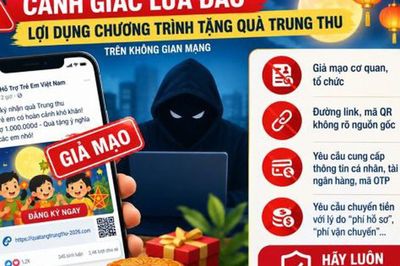 Cẩn trọng mất thông tin cá nhân từ chương trình tặng quà trung thu
