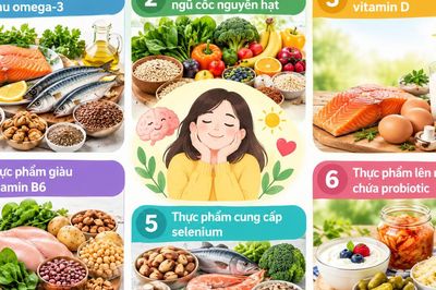 6 nhóm thực phẩm hỗ trợ cải thiện tâm trạng ở người trầm cảm
