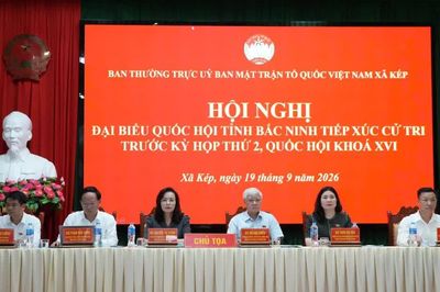 Phó Chủ tịch Thường trực Quốc hội Đỗ Văn Chiến tiếp xúc cử tri tỉnh Bắc Ninh