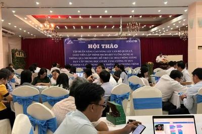 An Giang nâng cao năng lực ứng dụng công nghệ và AI cho CBQL, giáo viên THCS