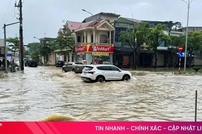 Cảnh báo ngập lụt sâu do mưa với cường độ lớn ở Hà Tĩnh