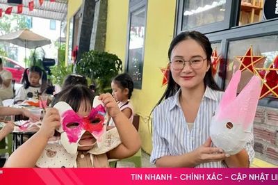 Vẽ mặt nạ giấy bồi - Chạm vào ký ức mùa trăng