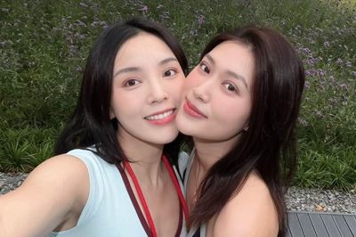 Kỳ Duyên và Đoàn Thiên Ân thân mật đi du lịch Hàn Quốc