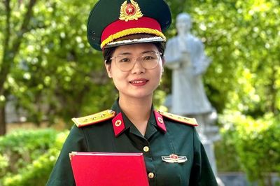 Nữ bác sĩ trẻ và hành trang tự hào từ mái trường Học viện Quân y