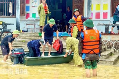 Xã Nông Cống kịp thời ứng phó mưa lũ, chăm lo tốt đời sống Nhân dân