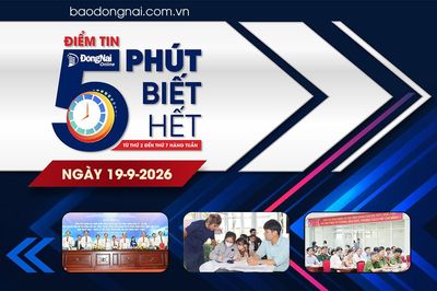 Điểm tin '5 phút biết hết' sáng 19-9: Đẩy mạnh liên kết phát triển giữa Thành phố Hồ Chí Minh với các tỉnh, thành vùng Đông Nam Bộ và đồng bằng sông Cửu Long