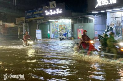 Mưa lớn tại Đồng Nai có khả năng duy trì đến hết ngày 24-9