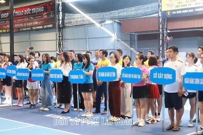 Giải Pickleball công nhân, viên chức, lao động tỉnh Lai Châu lần thứ II