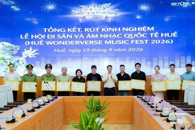Hơn 300 nghìn lượt người tham gia Lễ hội Di sản và Âm nhạc Quốc tế Huế