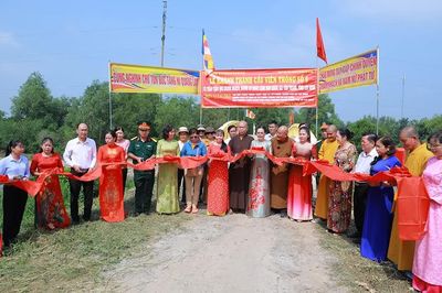 Tây Ninh: Khánh thành công trình cầu bê-tông Viên Thông số 9 tại xã Tân Thạnh