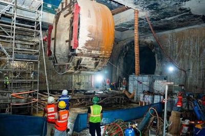 Metro Nhổn - ga Hà Nội tăng tốc thi công đoạn ngầm