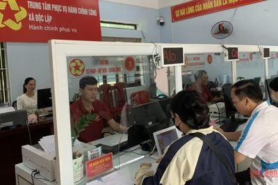 Xã Độc Lập tỷ lệ giải quyết hồ sơ thủ tục hành chính đạt 99,9%
