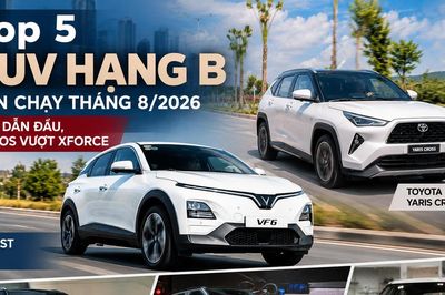 Top 5 SUV hạng B bán chạy tháng 8/2026: VF 6 dẫn đầu, Seltos vượt Xforce