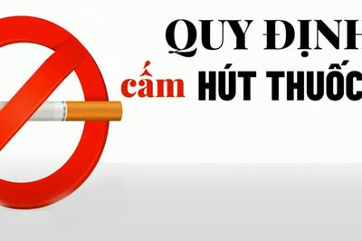Đề xuất mở rộng các địa điểm cấm hút thuốc hoàn toàn