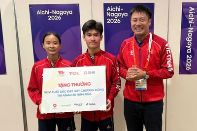 Huy chương đầu tiên của Việt Nam ở ASIAD 2026