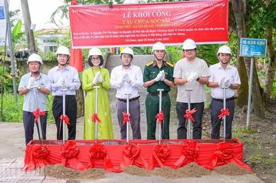 An Giang: Khởi công cầu thuộc Chương trình 'Tết Quân-Dân' năm 2027