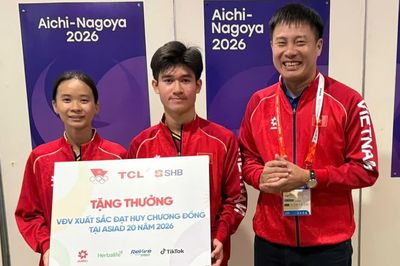Việt Nam giành những tấm Huy chương đầu tiên tại Asian Games 2026