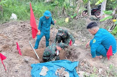 Đắk Lắk quy tập được 1 hài cốt liệt sĩ cùng mảnh nhựa ghi chữ 'Anh Luân'