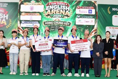 95 đội tranh tài, 5 đội xuất sắc vào chung kết 'Đấu trường Anh ngữ - Tam Thắng 2026'