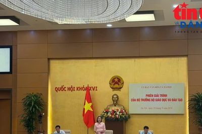 Mở phiên giải trình về chính sách, pháp luật về giáo dục và đào tạo