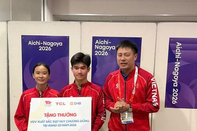 Minh Tân, Gia Nghi giành huy chương đầu tiên cho Thể thao Việt Nam tại ASIAD 2026