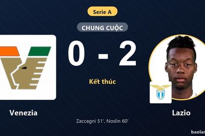 Hạ Venezia 0-2, Lazio áp sát nhóm đầu còn chủ nhà chôn chân ở đáy bảng