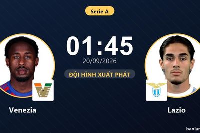 TRỰC TIẾPTrực tiếp Venezia vs Lazio: Trận đấu đang diễn ra