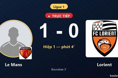 TRỰC TIẾPTrực tiếp Le Mans vs Lorient: Le Mans mở tỷ số