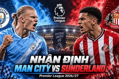 Nhận định bóng đá Man City vs Sunderland: Haaland chờ phá lớp phòng ngự thấp tại Etihad