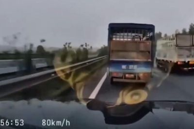 Tài xế bị phạt nặng vì không nhường đường cho xe ưu tiên