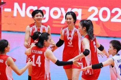 Đội tuyển bóng chuyền nữ Việt Nam thua Trung Quốc ở ASIAD 20