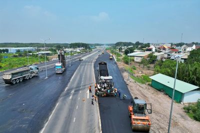 Diện mạo siêu nút giao kết nối 2 cao tốc huyết mạch ở phía Nam