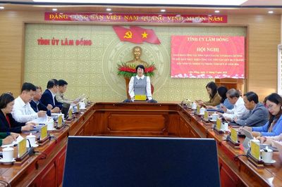 Lâm Đồng: Gắn công tác dân vận, phát huy sức mạnh khối đại đoàn kết