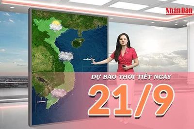 [Video] Dự báo thời tiết ngày 21/9/2026: Bắc Bộ hửng nắng, Nam Bộ mưa lớn trên diện rộng từ chiều