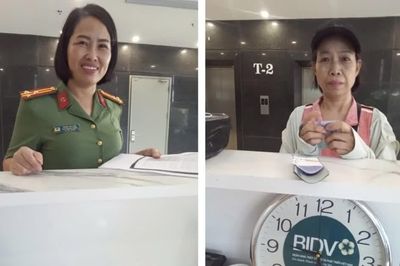 Hành động đẹp của nữ Thượng tá Công an