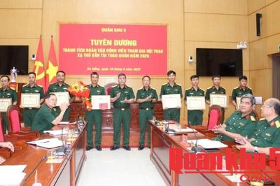 Quân khu 5 tuyên dương, khen thưởng VĐV dự Hội thao toàn quân