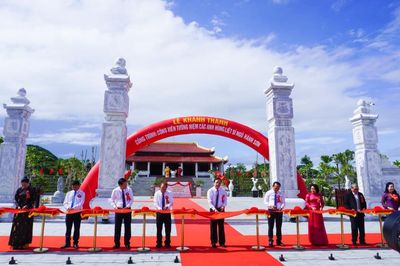Khánh thành Công viên Tưởng niệm các Anh hùng liệt sĩ Ngũ Hành Sơn
