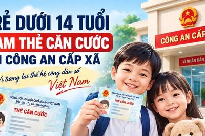 [INFOGRAPHIC] Thủ tục làm thẻ căn cước cho trẻ dưới 14 tuổi có gì mới?