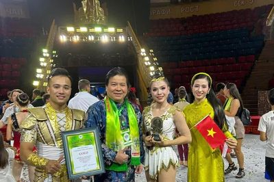 Cặp đôi xiếc Việt giành giải Vàng tại Liên hoan Xiếc quốc tế