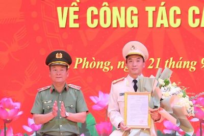 Trưởng Phòng Cảnh sát hình sự làm Phó Giám đốc Công an TP Hải Phòng