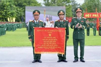 Sư đoàn 330 kỷ niệm 50 năm chiến công bảo vệ biên giới Tây Nam