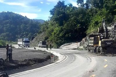 Lâm Đồng khắc phục xong sạt lở trên đèo Đại Ninh