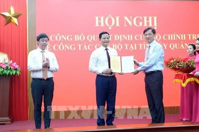 Đồng chí Vương Quốc Tuấn được chỉ định giữ chức Bí thư Tỉnh ủy Quảng Trị