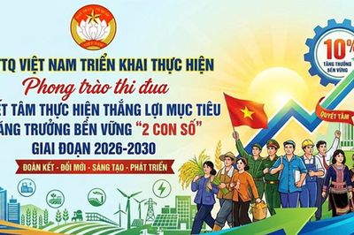 MTTQ Việt Nam thi đua thực hiện thắng lợi mục tiêu tăng trưởng bền vững '2 con số' giai đoạn 2026-2030