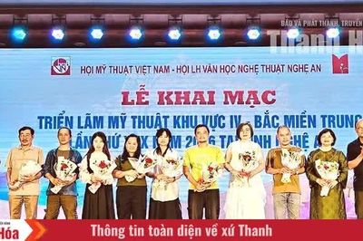 Mỹ thuật Thanh Hóa ghi dấu tại Triển lãm khu vực Bắc miền Trung lần thứ 30