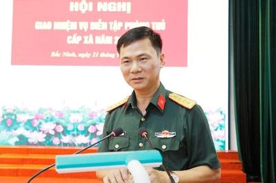Bắc Ninh giao nhiệm vụ diễn tập chiến đấu phòng thủ cấp xã năm 2026