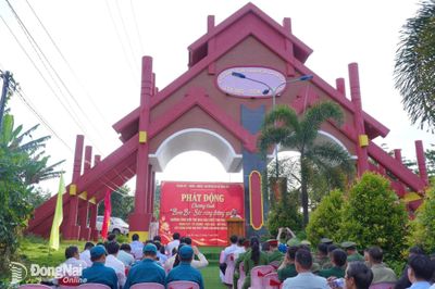 Xã Bom Bo phát động trồng 5.000 cây xanh